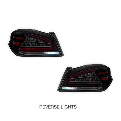 Subaru WRX VA (2015 - 2021) Sequential Smoked Clear Tail Lights LH + RH
