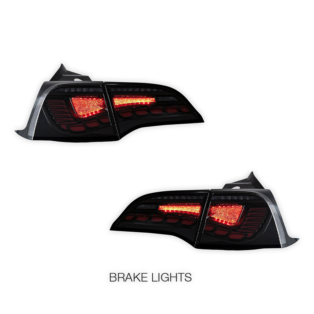 Tesla Model Y SUV (2022) Sequential Clear Tail Lights LH + RH