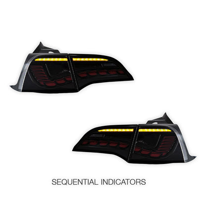 Tesla Model Y SUV (2022) Sequential Clear Tail Lights LH + RH