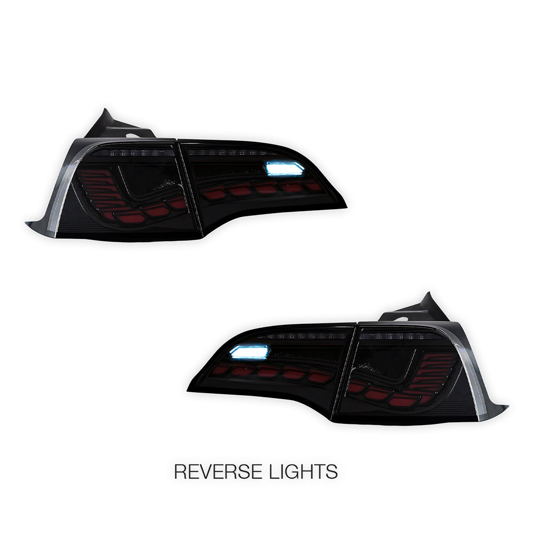 Tesla Model Y SUV (2022) Sequential Clear Tail Lights LH + RH