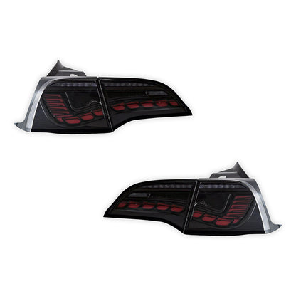 Tesla Model Y SUV (2022) Sequential Clear Tail Lights LH + RH