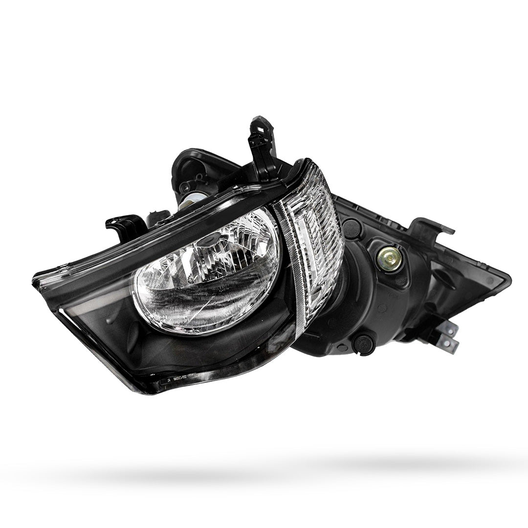 Mitsubishi Triton ML / MN (2006 - 2015) Black OEM Style Headlights LH + RH