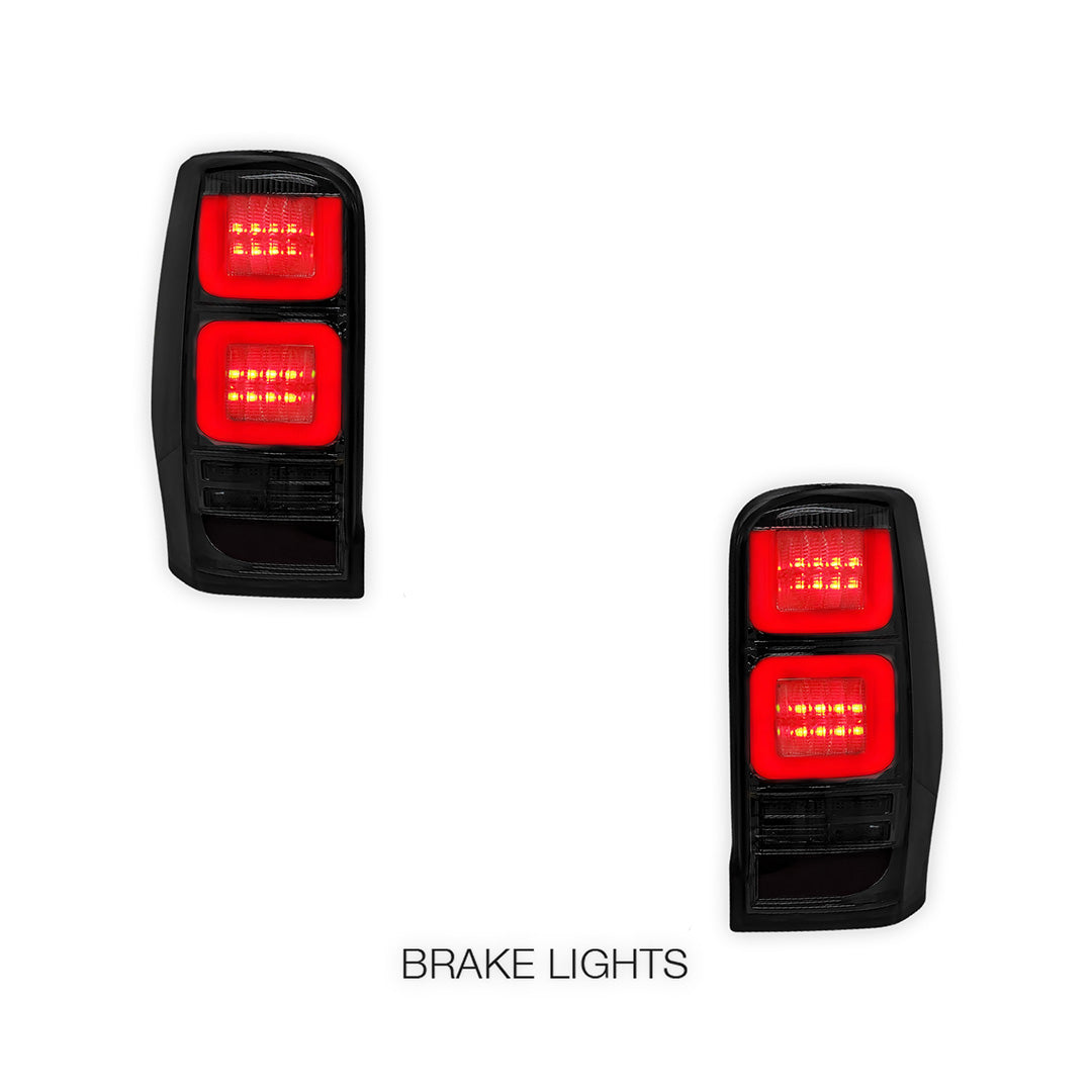 Mitsubishi Triton MR (2019 - 2022) Sequential Smoked Full LED Tail Lights LH + RH