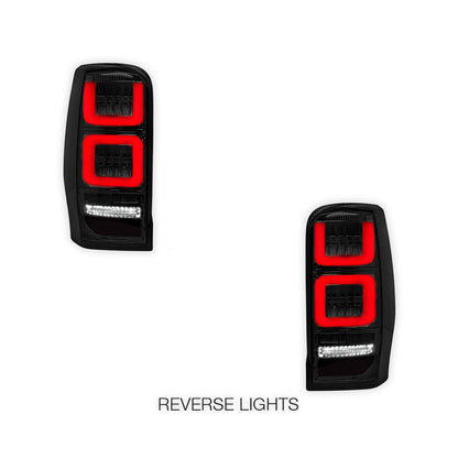 Mitsubishi Triton MR (2019 - 2022) Sequential Smoked Full LED Tail Lights LH + RH