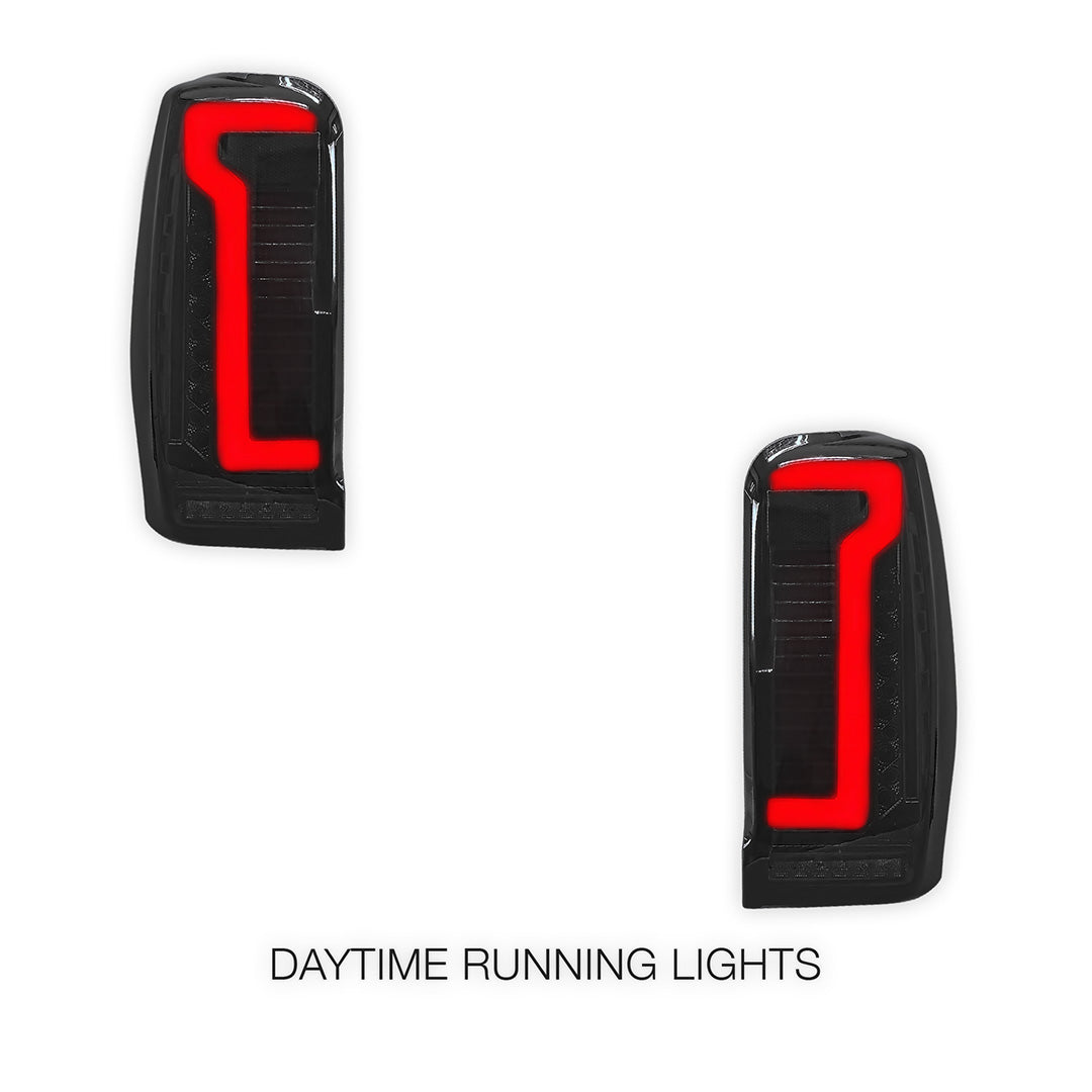 Mitsubishi Triton MR (2019 - 2023) Sequential Smoked Phantom Style Full LED Tail Lights LH + RH