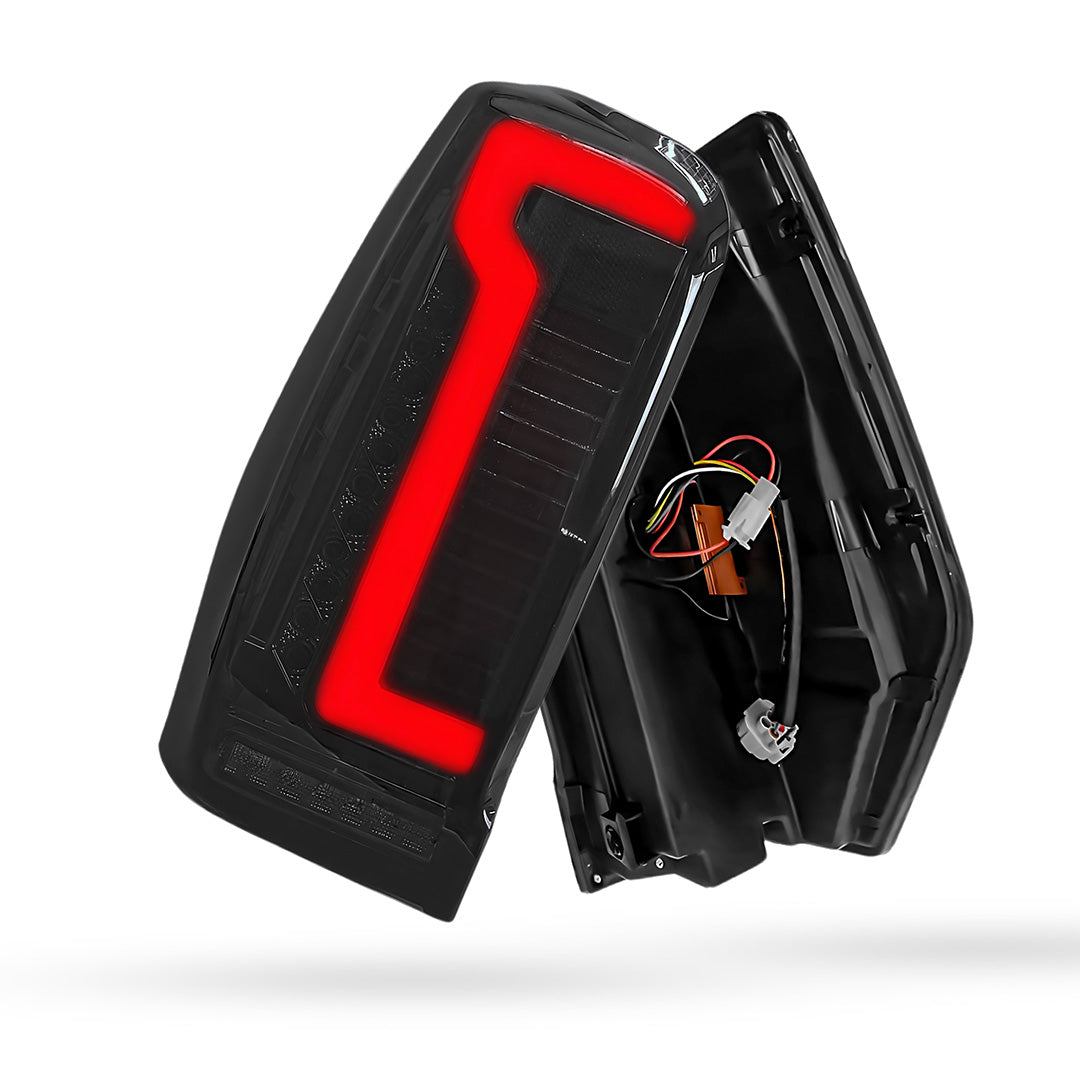 Mitsubishi Triton MR (2019 - 2023) Sequential Smoked Phantom Style Full LED Tail Lights LH + RH