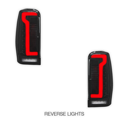 Mitsubishi Triton MR (2019 - 2023) Sequential Smoked Phantom Style Full LED Tail Lights LH + RH