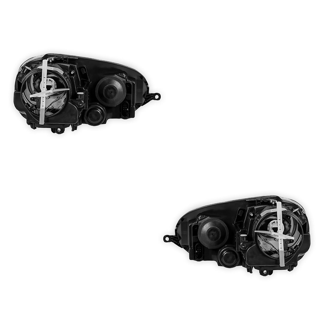 Volkswagen Golf MK5 (2005 - 2009) Grey Xenon HID OEM Style Headlights LH + RH