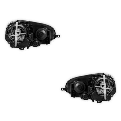 Volkswagen Golf MK5 (2005 - 2009) Grey Xenon HID OEM Style Headlights LH + RH